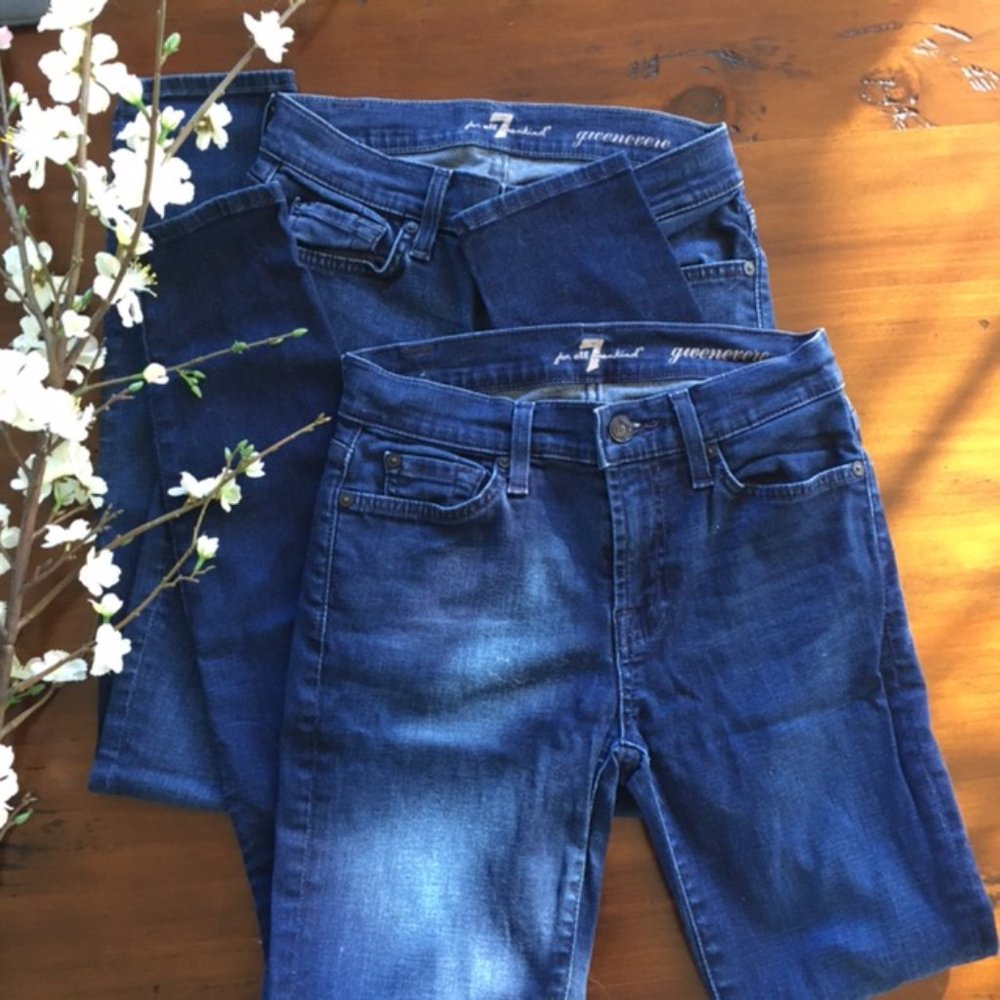 7 for all mankind gwenevere skinny jeans
